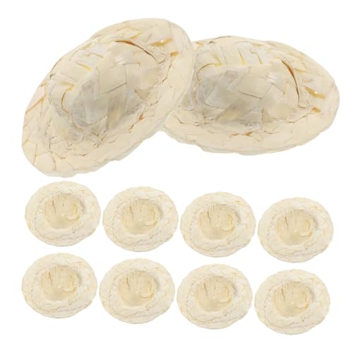 Toddmomy 10 Stück Teiliges Miniatur Strohhut Handgewebte Puppenhüte Dekorative Mini Hüte für Puppenhaus DIY Bastelzubehör Vielseitige Deko für Flaschen und Partyveranstaltungen Toddmomy 10 Stück Teiliges Miniatur Strohhut Handgewebte Puppenhüte Dekorative Mini Hüte für Puppenhaus DIY Bastelzubehör Vielseitige Deko für Flaschen und Partyveranstaltungen von Toddmomy