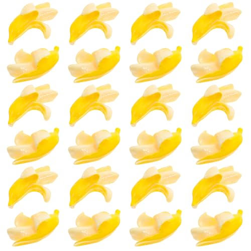Toddmomy 100 Stück Miniatur Bananen aus Robustem Resin Realistische Künstliche Früchte für Puppenhaus Dekoration Mini Küchenmodell Party Deko und Kreative Fotografie Requisiten Toddmomy 100 Stück Miniatur Bananen aus Robustem Resin Realistische Künstliche Früchte für Puppenhaus Dekoration Mini Küchenmodell Party Deko und Kreative Fotografie Requisiten von Toddmomy