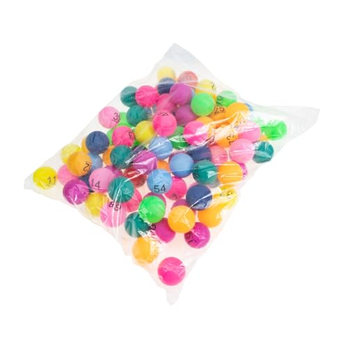 Toddmomy 100 Stück Nummerierte Lotteriekugeln Kunststoffspielbälle mit Zahlen Kompakt Leicht Langlebig für Party Zuhause Kindergarten Gewinnspiele und Dekoration Toddmomy 100 Stück Nummerierte Lotteriekugeln Kunststoffspielbälle mit Zahlen Kompakt Leicht Langlebig für Party Zuhause Kindergarten Gewinnspiele und Dekoration von Toddmomy