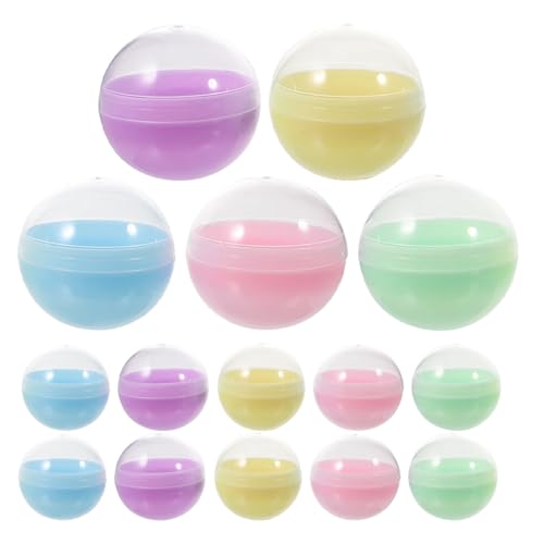 Toddmomy 100 Stück Befüllbare Kapseln für Kaugummiautomaten Halbtransparent 32mm Plastikkugeln für Spielzeug und Bastelmaterial Vielseitige Preisbehälter für Kinder und Partys Toddmomy 100 Stück Befüllbare Kapseln für Kaugummiautomaten Halbtransparent 32mm Plastikkugeln für Spielzeug und Bastelmaterial Vielseitige Preisbehälter für Kinder und Partys von Toddmomy