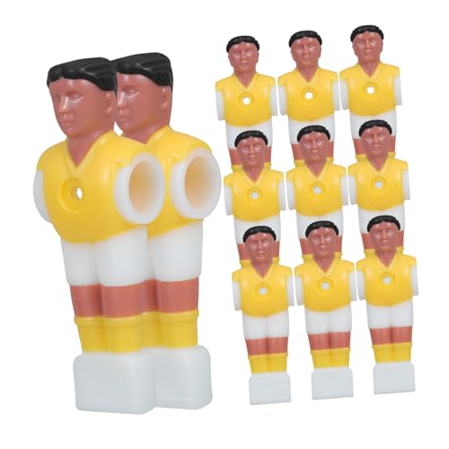 Toddmomy 11 Stück Teiliges Tischfußball Spieler Ersatzset aus Robustem Harz Kleine Fußballspieler Figuren mit Gelber Kleidung und Schwarzen Haaren Kompatibel mit Standard Tischkicker Toddmomy 11 Stück Teiliges Tischfußball Spieler Ersatzset aus Robustem Harz Kleine Fußballspieler Figuren mit Gelber Kleidung und Schwarzen Haaren Kompatibel mit Standard Tischkicker von Toddmomy