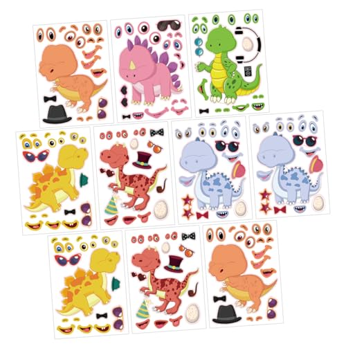 Toddmomy 12 Blatt Teiliges DIY Dinosaurier Puzzle Sticker Kreative Geschenk Sticker für Dinosaurier Party Gastgeschenke Selbstklebend für Basteln und Dekoration Toddmomy 12 Blatt Teiliges DIY Dinosaurier Puzzle Sticker Kreative Geschenk Sticker für Dinosaurier Party Gastgeschenke Selbstklebend für Basteln und Dekoration von Toddmomy