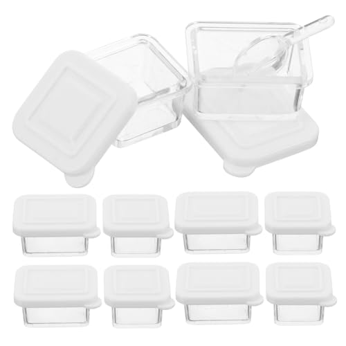 Toddmomy 12 Sätze Teiliges Miniatur Puppenhaus Aufbewahrungsboxen aus Transparentem Kunststoff mit Mini Löffel Kleine Snack Behälter für Puppenhaus Küche Detailreiche Mini Toddmomy 12 Sätze Teiliges Miniatur Puppenhaus Aufbewahrungsboxen aus Transparentem Kunststoff mit Mini Löffel Kleine Snack Behälter für Puppenhaus Küche Detailreiche Mini von Toddmomy