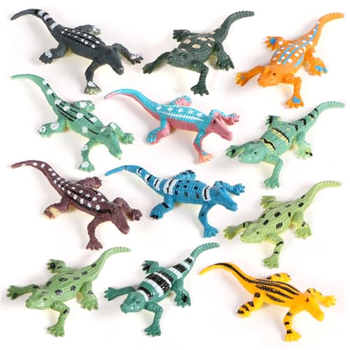 Toddmomy 12 Stück Teiliges Alligator Tierfiguren Mini Realistische Krokodil Modelle Pädagogisches für Ab Jahren zur Frühkindlichen und Home Adornment Toddmomy 12 Stück Teiliges Alligator Tierfiguren Mini Realistische Krokodil Modelle Pädagogisches für Ab Jahren zur Frühkindlichen und Home Adornment von Toddmomy