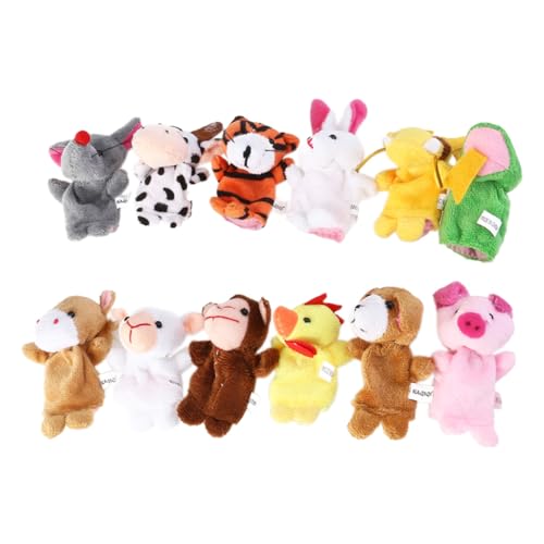 Toddmomy 12 Stück Teiliges Chinesische Tierkreis Fingerpuppen Tragbare Verschleißfeste Handpuppen für Eltern Junge Mädchen Interaktion Geeignet für Kindergarten und Partys Toddmomy 12 Stück Teiliges Chinesische Tierkreis Fingerpuppen Tragbare Verschleißfeste Handpuppen für Eltern Junge Mädchen Interaktion Geeignet für Kindergarten und Partys von Toddmomy