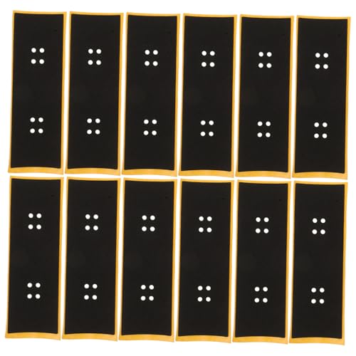 Toddmomy 12 Stück Teiliges Fingerboard Grip Tape Anti rutsch Klebeband für Mini Skateboards Zubehör mit Haftung und Präziser Kontrolle für Fingerskateboard Tricks Toddmomy 12 Stück Teiliges Fingerboard Grip Tape Anti rutsch Klebeband für Mini Skateboards Zubehör mit Haftung und Präziser Kontrolle für Fingerskateboard Tricks von Toddmomy