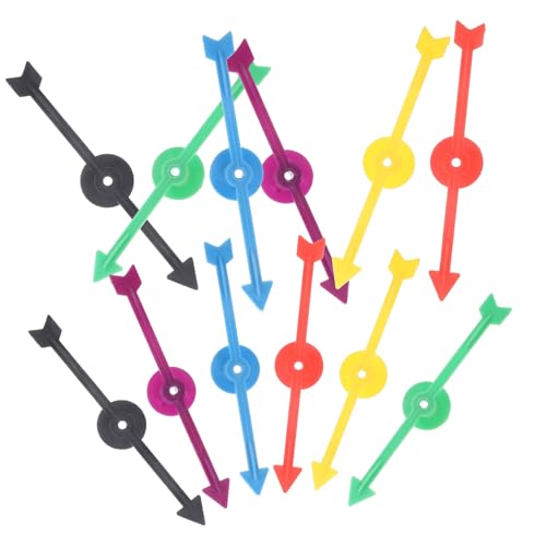 Toddmomy 12 Stück Teiliges Kunststoff Pfeilspiel Bunte Spielpfeile für Gesellschaftsspiele Drehbare Spielzeigegeräte Vielseitig für Brettspiele Partyzubehör und Lernhilfen Toddmomy 12 Stück Teiliges Kunststoff Pfeilspiel Bunte Spielpfeile für Gesellschaftsspiele Drehbare Spielzeigegeräte Vielseitig für Brettspiele Partyzubehör und Lernhilfen von Toddmomy