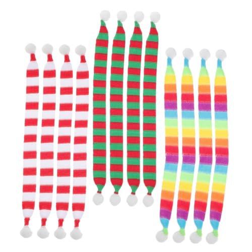 Toddmomy 12 Stück Teiliges Mini Strickschals aus Weichem Langlebige Weihnachtsflaschendeko mit Austauschbaren Puppenschals Mini Accessoires für Festliche Tisch und Wiederverwendbar Toddmomy 12 Stück Teiliges Mini Strickschals aus Weichem Langlebige Weihnachtsflaschendeko mit Austauschbaren Puppenschals Mini Accessoires für Festliche Tisch und Wiederverwendbar von Toddmomy