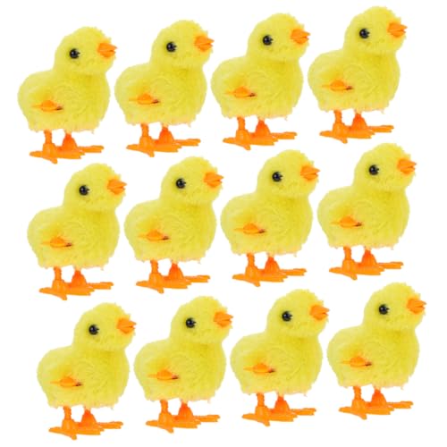 Toddmomy 12 Stück Teiliges Niedliche Aufziehspielzeuge für Mechanische Federzug küken aus Plüsch Fördert Hand Auge koordination und Intelligenz als Geschenk und Dekoration Toddmomy 12 Stück Teiliges Niedliche Aufziehspielzeuge für Mechanische Federzug küken aus Plüsch Fördert Hand Auge koordination und Intelligenz als Geschenk und Dekoration von Toddmomy