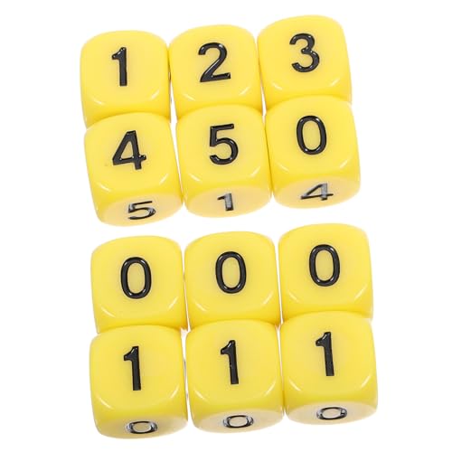 Toddmomy 12 Stück Teiliges Spielwürfel Zahlenwürfel für Brettspiele und Matheunterricht Leicht Robust Farbenfroh als Party Lernzubehör Toddmomy 12 Stück Teiliges Spielwürfel Zahlenwürfel für Brettspiele und Matheunterricht Leicht Robust Farbenfroh als Party Lernzubehör von Toddmomy