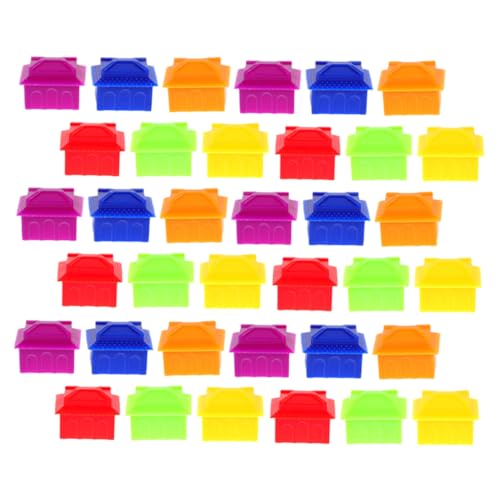 Toddmomy 120 Stück Teiliges Kunststoff Ersatzteile für Brettspiele Bunte Spielfiguren Häuser Stabile Spielsteine für Logik Strategiespiele Vielseitig für Brettspiel Zubehör und Toddmomy 120 Stück Teiliges Kunststoff Ersatzteile für Brettspiele Bunte Spielfiguren Häuser Stabile Spielsteine für Logik Strategiespiele Vielseitig für Brettspiel Zubehör und von Toddmomy