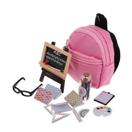 Toddmomy 16 Stück Maßstab Mini Rucksack Lineal Tafel Papier Taschenrechner Puppenhaus schulbedarf Langlebig Tragbar Vielseitig für Schule und Zuhause Toddmomy 16 Stück Maßstab Mini Rucksack Lineal Tafel Papier Taschenrechner Puppenhaus schulbedarf Langlebig Tragbar Vielseitig für Schule und Zuhause von Toddmomy