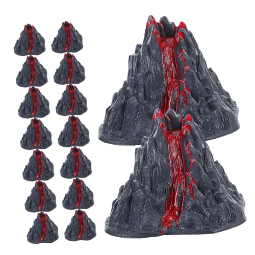 Toddmomy 16 Stück Realistisches Vulkanspielzeug mit Lavaeffekt Handlich und Leicht für Schulprojekte Wissenschaftsexperimente und Dinosaurierlandschaften Toddmomy 16 Stück Realistisches Vulkanspielzeug mit Lavaeffekt Handlich und Leicht für Schulprojekte Wissenschaftsexperimente und Dinosaurierlandschaften von Toddmomy