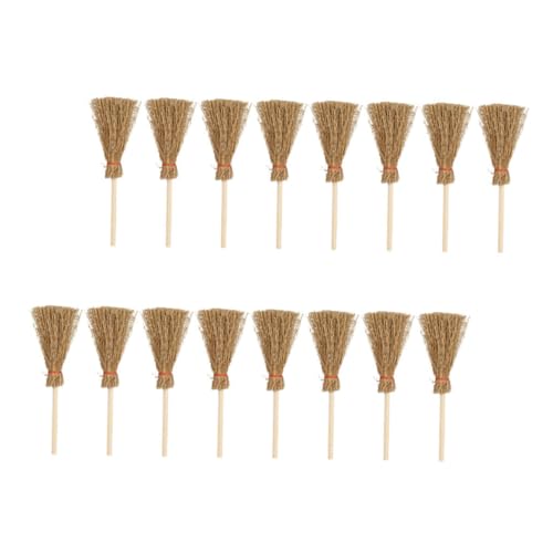 Toddmomy 16 Stück Teiliges Miniatur Besen aus Reisstroh für Puppenhaus Dekoration Realistische Kleine Handfeger für Mikro Landschaften DIY Bastelzubehör und Miniatur Gestaltung Toddmomy 16 Stück Teiliges Miniatur Besen aus Reisstroh für Puppenhaus Dekoration Realistische Kleine Handfeger für Mikro Landschaften DIY Bastelzubehör und Miniatur Gestaltung von Toddmomy