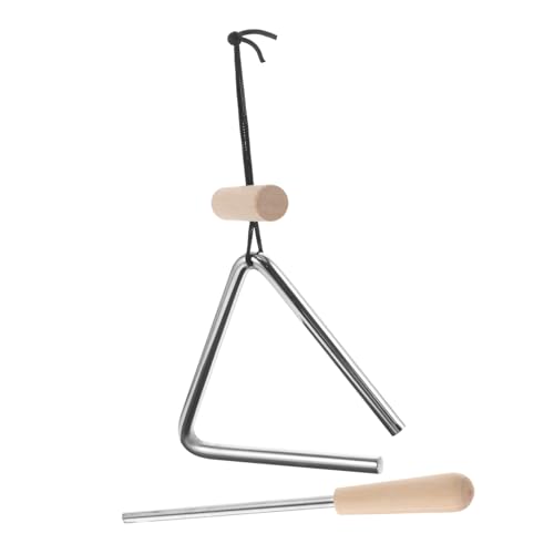 Toddmomy Musikinstrument Dreieck Percussion Instrument für Kinder Eisen und Holz Sicher und Langlebig Fördert Musikalische Entwicklung und Rhythmustraining Toddmomy Musikinstrument Dreieck Percussion Instrument für Kinder Eisen und Holz Sicher und Langlebig Fördert Musikalische Entwicklung und Rhythmustraining von Toddmomy