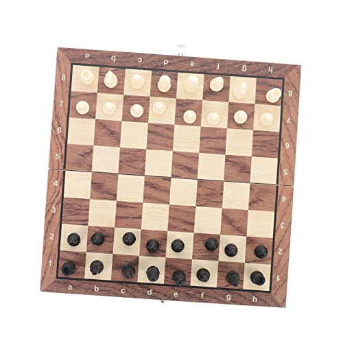 Toddmomy 1satz Faltbares Schachspiel Internationales Schachbrett Aus Holz Tragbares Brettspiel Für Junge Mädchen Und Erwachsene Für Zuhause Und Unterwegs Stabil Und Praktisch Toddmomy 1satz Faltbares Schachspiel Internationales Schachbrett Aus Holz Tragbares Brettspiel Für Junge Mädchen Und Erwachsene Für Zuhause Und Unterwegs Stabil Und Praktisch von Toddmomy