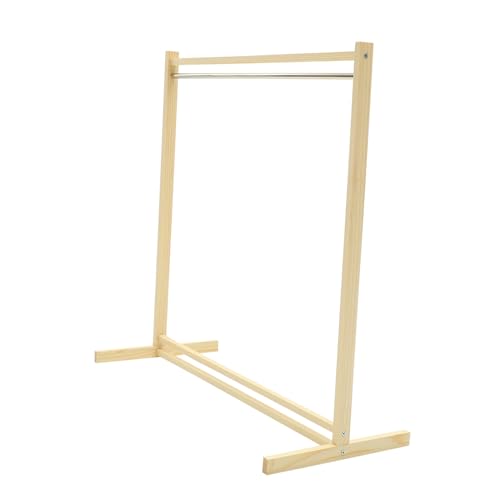 Toddmomy Puppenkleiderständer aus Holz für Puppenhaus Kleiner Kleiderständer mit Praktischem Hängeregal zur Aufbewahrung von Puppenkleidung Langlebig und Funktional für Kinder Toddmomy Puppenkleiderständer aus Holz für Puppenhaus Kleiner Kleiderständer mit Praktischem Hängeregal zur Aufbewahrung von Puppenkleidung Langlebig und Funktional für Kinder von Toddmomy