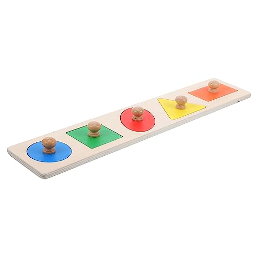 Toddmomy Holz Steckpuzzle Mit Knauf Geometrisches Lernspielzeug Für Kleinkinder Farben Formen Und Feinmotorik Montessori Spielzeug Für Vorschule Und Frühe Bildung Toddmomy Holz Steckpuzzle Mit Knauf Geometrisches Lernspielzeug Für Kleinkinder Farben Formen Und Feinmotorik Montessori Spielzeug Für Vorschule Und Frühe Bildung von Toddmomy