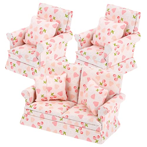Toddmomy 1satz Miniatur Möbel Sofa Mit Kissen Und Doppelsofa Für Kreative Miniatur-Dekorationen Wohn Und Schlafzimmer Toddmomy 1satz Miniatur Möbel Sofa Mit Kissen Und Doppelsofa Für Kreative Miniatur-Dekorationen Wohn Und Schlafzimmer von Toddmomy