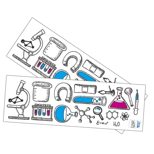 Toddmomy 2 Blätter Teiliges Wissenschafts Labor Wandtattoo Selbstklebende PVC Aufkleber Chemische Elemente und Laborwerkzeuge Ablösbar für Kinderzimmer Wohnzimmer und Klassenzimmer Toddmomy 2 Blätter Teiliges Wissenschafts Labor Wandtattoo Selbstklebende PVC Aufkleber Chemische Elemente und Laborwerkzeuge Ablösbar für Kinderzimmer Wohnzimmer und Klassenzimmer von Toddmomy