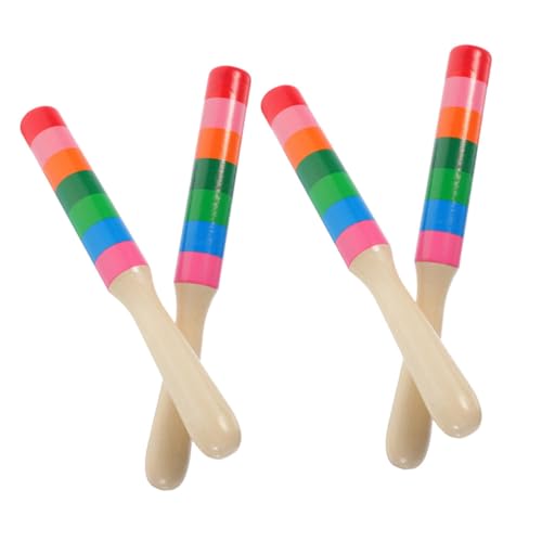 Toddmomy 2 Paare Holz Rhythmussticks Percussion Instrumente Sticks aus Robustem Holz mit Glatter Oberfläche Sicher für Musikalisches Lernspielzeug Rhythmusgefühl und Kreativität Toddmomy 2 Paare Holz Rhythmussticks Percussion Instrumente Sticks aus Robustem Holz mit Glatter Oberfläche Sicher für Musikalisches Lernspielzeug Rhythmusgefühl und Kreativität von Toddmomy