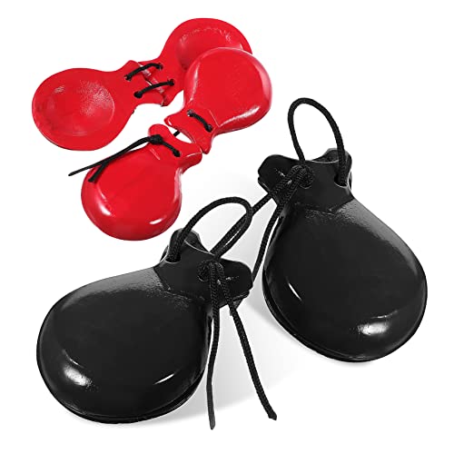 Toddmomy 2 Paare Professionelle Holz Kastagnetten Handheld Percussion Instrumente für Glatte Oberfläche Lauter Geeignet als Musikspielzeug und Frühes Lernspielzeug für Junge Mädchen Toddmomy 2 Paare Professionelle Holz Kastagnetten Handheld Percussion Instrumente für Glatte Oberfläche Lauter Geeignet als Musikspielzeug und Frühes Lernspielzeug für Junge Mädchen von Toddmomy