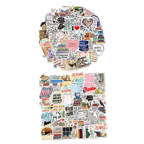 Toddmomy 2 Sätze Lesesticker zum Dekorieren Selbstklebend Wasserfest Vielseitig für Laptop Trinkflasche Koffer Scrapbooking Leicht zu Kleben und Rückstandsfrei für Reisen und Alltag Toddmomy 2 Sätze Lesesticker zum Dekorieren Selbstklebend Wasserfest Vielseitig für Laptop Trinkflasche Koffer Scrapbooking Leicht zu Kleben und Rückstandsfrei für Reisen und Alltag von Toddmomy