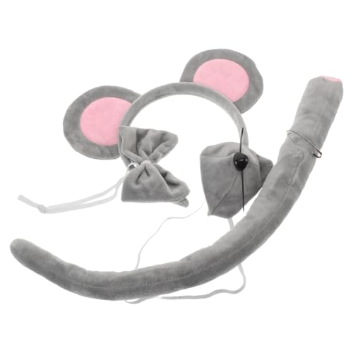 Toddmomy 2 Sätze Maus Kostüm Set mit Weichem Leichtem Ohr-haarreif und Realistische Tier-accessoires für Halloween Karneval Fasching und Kinderpartys Toddmomy 2 Sätze Maus Kostüm Set mit Weichem Leichtem Ohr-haarreif und Realistische Tier-accessoires für Halloween Karneval Fasching und Kinderpartys von Toddmomy