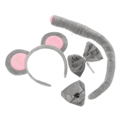 Toddmomy 2 Sätze Maus Kostüm Zubehör Set Tierohren Stirnband mit Nase und Fliege Weiches Leichtes Kopfbedeckungs-set für Kleinkinder Mädchen Karneval Halloween Cosplay Toddmomy 2 Sätze Maus Kostüm Zubehör Set Tierohren Stirnband mit Nase und Fliege Weiches Leichtes Kopfbedeckungs-set für Kleinkinder Mädchen Karneval Halloween Cosplay von Toddmomy