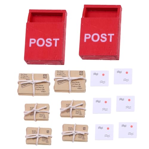 Toddmomy 2 Sätze Miniatur Briefkasten mit Kleinen Paketen Realistische Puppenhaus Dekoration Leichtes Langlebiges Modell für Miniatur Szenen Teiliges für Puppenhaus und Gartenhaus Toddmomy 2 Sätze Miniatur Briefkasten mit Kleinen Paketen Realistische Puppenhaus Dekoration Leichtes Langlebiges Modell für Miniatur Szenen Teiliges für Puppenhaus und Gartenhaus von Toddmomy