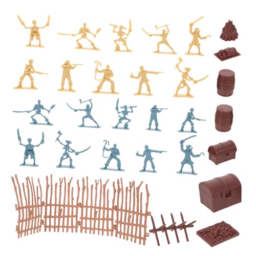 Toddmomy 2 Sätze Piraten-Soldaten Spielzeugfiguren aus Kunststoff Mittelalterliche Actionfiguren mit Vielfältigem Zubehör Robust und Sicher Kreative Abenteuer für Tragbares für Drinnen und Toddmomy 2 Sätze Piraten-Soldaten Spielzeugfiguren aus Kunststoff Mittelalterliche Actionfiguren mit Vielfältigem Zubehör Robust und Sicher Kreative Abenteuer für Tragbares für Drinnen und von Toddmomy