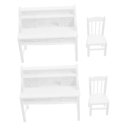 Toddmomy 2sätze Puppenhaus-Schreibtisch Mit Schubladen Miniaturmöbel Für Puppen Puppenhaus-Stuhl Und Zubehör Für Fantasievolles Spielen Und Schulaktivitäten Toddmomy 2sätze Puppenhaus-Schreibtisch Mit Schubladen Miniaturmöbel Für Puppen Puppenhaus-Stuhl Und Zubehör Für Fantasievolles Spielen Und Schulaktivitäten von Toddmomy