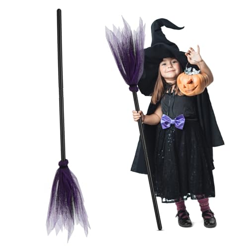 Toddmomy 2 Stück Hexenbesen Halloween Kostüm Zubehör aus Leichtem Kunststoff Fliegender Besen für Kinderkostüme und Mottopartys Sicher für Schulveranstaltungen und Halloween Feiern Toddmomy 2 Stück Hexenbesen Halloween Kostüm Zubehör aus Leichtem Kunststoff Fliegender Besen für Kinderkostüme und Mottopartys Sicher für Schulveranstaltungen und Halloween Feiern von Toddmomy