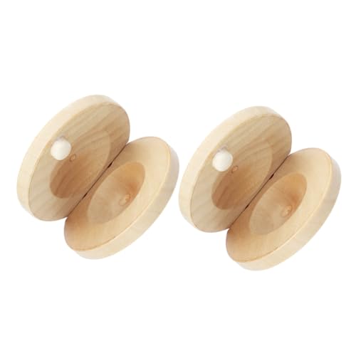 Toddmomy 2 Stück Holz Finger Kastagnetten Kleine Percussion Instrumente aus Naturholz für Musikspielzeug Musikinstrumente und Eltern Kommunikation Toddmomy 2 Stück Holz Finger Kastagnetten Kleine Percussion Instrumente aus Naturholz für Musikspielzeug Musikinstrumente und Eltern Kommunikation von Toddmomy