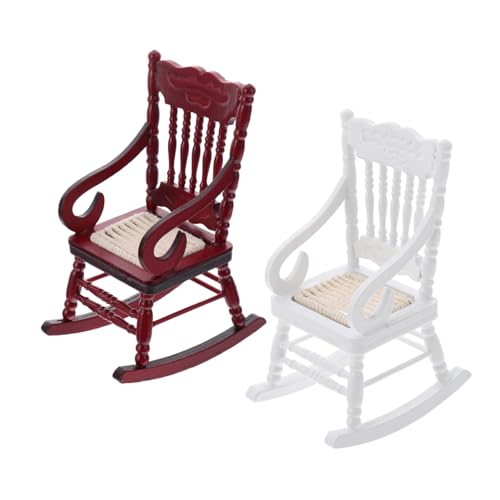 Toddmomy 2 Stück Maßstab Holz Puppenhaus Möbel Robust Realistisch Für Puppenhaus Dekoration Und Basteln Wohnzimmer Zubehör Braun Weiß Toddmomy 2 Stück Maßstab Holz Puppenhaus Möbel Robust Realistisch Für Puppenhaus Dekoration Und Basteln Wohnzimmer Zubehör Braun Weiß von Toddmomy