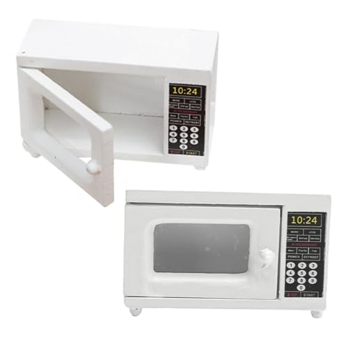Toddmomy 2 Stück Mini-Haus-mikrowelle, Winziges Küchengerät Für Puppenhaus-, Maßstab 1:12, Realistisches Miniatur-möbelmodell Für Kinder Toddmomy 2 Stück Mini-Haus-mikrowelle, Winziges Küchengerät Für Puppenhaus-, Maßstab 1:12, Realistisches Miniatur-möbelmodell Für Kinder von Toddmomy
