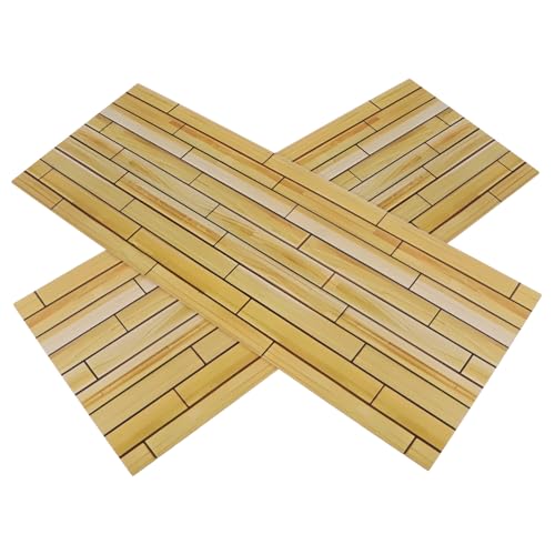 Toddmomy 2 Stück Mini Holzfußboden für Puppenhaus Realistische Holzfußbodenplatten Stabiles DIY Holzdekor Detailgetreu Einfach zu Verlegen für Miniatur-szenen und Bastelprojekte Toddmomy 2 Stück Mini Holzfußboden für Puppenhaus Realistische Holzfußbodenplatten Stabiles DIY Holzdekor Detailgetreu Einfach zu Verlegen für Miniatur-szenen und Bastelprojekte von Toddmomy