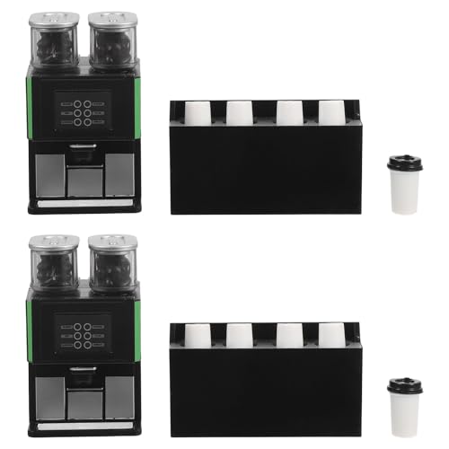Toddmomy 2 Stück Mini-Kaffeemaschine: Mini-Kaffeemaschine für Puppenhäuser – kleines Maschinenmodell für Miniatur-Küchen- und Café-Szenen-Requisiten Toddmomy 2 Stück Mini-Kaffeemaschine: Mini-Kaffeemaschine für Puppenhäuser – kleines Maschinenmodell für Miniatur-Küchen- und Café-Szenen-Requisiten von Toddmomy