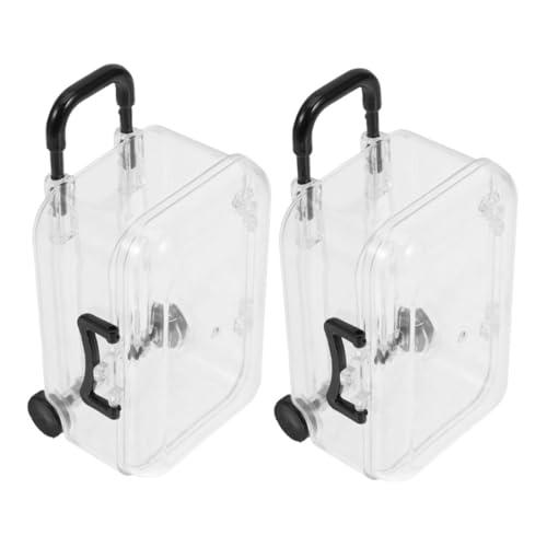 Toddmomy 2stücke Mini Koffer Für Puppen Und Spielzeug Klare Aufbewahrungsbox Stabil Und Platzsparend Für Partys Und Dekoration Transparent Toddmomy 2stücke Mini Koffer Für Puppen Und Spielzeug Klare Aufbewahrungsbox Stabil Und Platzsparend Für Partys Und Dekoration Transparent von Toddmomy