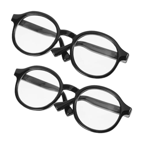 Toddmomy 2 Stück Mini Puppenbrille Schwarz Transparent für Puppen Modische Sichere und Weiche Brillendeko für Puppenkleidung Einfach Anzuziehen und Abnehmbar Zubehör für Puppenhaus und Toddmomy 2 Stück Mini Puppenbrille Schwarz Transparent für Puppen Modische Sichere und Weiche Brillendeko für Puppenkleidung Einfach Anzuziehen und Abnehmbar Zubehör für Puppenhaus und von Toddmomy