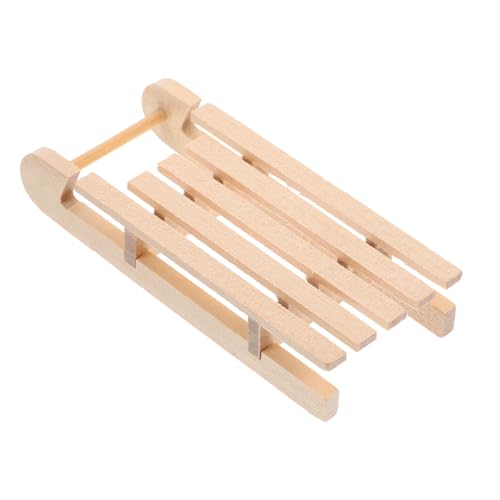 Toddmomy 2 Stück Miniatur Holzschlitten Weihnachtsdekoration Handgefertigt für Puppenhaus und Festliche Weihnachtslandschaft Naturbelassenes Holz Geschenkidee für Familie Toddmomy 2 Stück Miniatur Holzschlitten Weihnachtsdekoration Handgefertigt für Puppenhaus und Festliche Weihnachtslandschaft Naturbelassenes Holz Geschenkidee für Familie von Toddmomy
