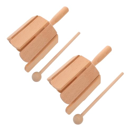 Toddmomy 2 Stück Orff Instrumente aus Massivholz Rhythmusspielzeug mit Schlägel für Frühe Musikbildung Montessori Lernspielzeug Toddmomy 2 Stück Orff Instrumente aus Massivholz Rhythmusspielzeug mit Schlägel für Frühe Musikbildung Montessori Lernspielzeug von Toddmomy