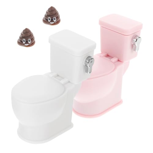 Toddmomy 2stücke Miniatur Toilette Für Badezimmer Dekoration Im Maßstab Spielzeug Für Rollenspiel Mit Soundfunktion Für Miniatur-szenen Und Zubehör Toddmomy 2stücke Miniatur Toilette Für Badezimmer Dekoration Im Maßstab Spielzeug Für Rollenspiel Mit Soundfunktion Für Miniatur-szenen Und Zubehör von Toddmomy