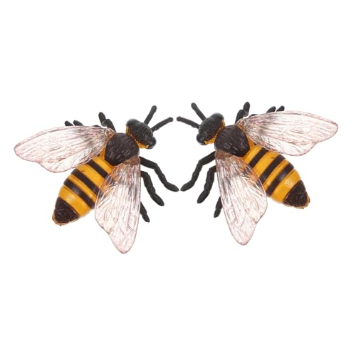 Toddmomy 2 Stück Realistische Bienenfiguren aus Umweltfreundlichem Detailgetreue Kleine Honigbienen Modelle für Vielseitig Einsetzbar in Schule Zuhause und Zoo Tragbare Lernspielzeuge Toddmomy 2 Stück Realistische Bienenfiguren aus Umweltfreundlichem Detailgetreue Kleine Honigbienen Modelle für Vielseitig Einsetzbar in Schule Zuhause und Zoo Tragbare Lernspielzeuge von Toddmomy