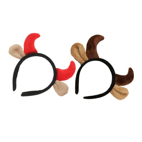 Toddmomy 2 Stück Stirnband mit Realistischen Kuhhörnern und Ohren Teiliges Bequemes Langlebiges Haarreif Cosplay für Partydekoration und Bühnenauftritte Geeignet für Mädchen und Toddmomy 2 Stück Stirnband mit Realistischen Kuhhörnern und Ohren Teiliges Bequemes Langlebiges Haarreif Cosplay für Partydekoration und Bühnenauftritte Geeignet für Mädchen und von Toddmomy