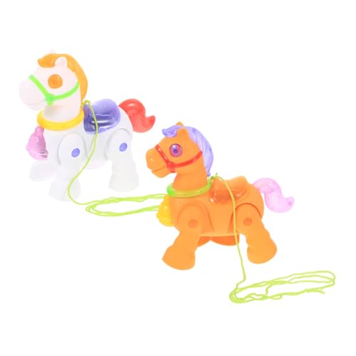 Toddmomy 2 Stück Teiliges Elektrisches Laufpferd für Liebevoll Gestaltetes Sich Bewegendes Pferd in Weiß und Orange Sicheres Langlebiges Lernspielzeug ohne Batterien für Jungen und Mädchen Toddmomy 2 Stück Teiliges Elektrisches Laufpferd für Liebevoll Gestaltetes Sich Bewegendes Pferd in Weiß und Orange Sicheres Langlebiges Lernspielzeug ohne Batterien für Jungen und Mädchen von Toddmomy