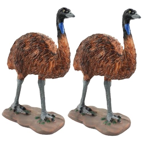 Toddmomy 2 Stück Teiliges Kleines Strauß deko Kunststoff Realistische Ostrich Figuren für Glatte Oberfläche Dekorativ und Pädagogisch für Partydeko und Schreibtischornament Toddmomy 2 Stück Teiliges Kleines Strauß deko Kunststoff Realistische Ostrich Figuren für Glatte Oberfläche Dekorativ und Pädagogisch für Partydeko und Schreibtischornament von Toddmomy