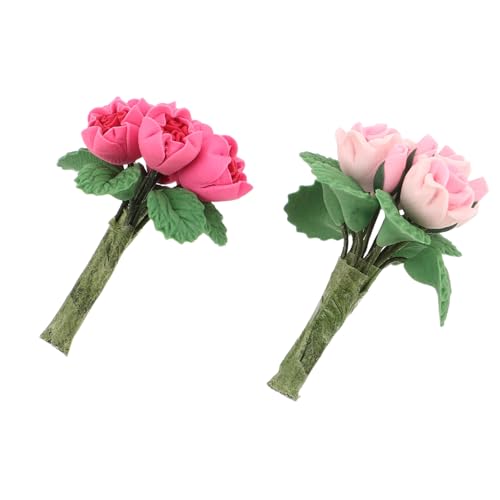Toddmomy 2 Stück Teiliges Miniatur-blumenarrangement aus Resin Filigrane Realistische Blumenbouquets für Puppenhaus Detailreiche Dekoration DIY Micro Landschaft Sichere Miniatur-deko für Toddmomy 2 Stück Teiliges Miniatur-blumenarrangement aus Resin Filigrane Realistische Blumenbouquets für Puppenhaus Detailreiche Dekoration DIY Micro Landschaft Sichere Miniatur-deko für von Toddmomy