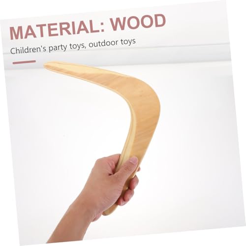 Toddmomy 2 Stück Teiliges Outdoor Holz Boomerang Leichte Langlebige Fliegende Scheiben für Sicherer Spielspaß bei Camping und Erholung im Garten oder Park Toddmomy 2 Stück Teiliges Outdoor Holz Boomerang Leichte Langlebige Fliegende Scheiben für Sicherer Spielspaß bei Camping und Erholung im Garten oder Park von Toddmomy