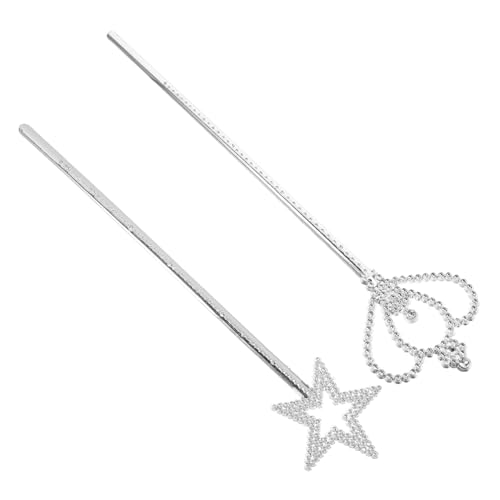 Toddmomy 2 Stück Teiliges Silberne Sternstäbe und Kronenstäbe Robuste mit Bunten Sternverzierungen Detailreich Verarbeitet für Mädchen Prinzessin Kostüm Geburtstag und Halloween Toddmomy 2 Stück Teiliges Silberne Sternstäbe und Kronenstäbe Robuste mit Bunten Sternverzierungen Detailreich Verarbeitet für Mädchen Prinzessin Kostüm Geburtstag und Halloween von Toddmomy